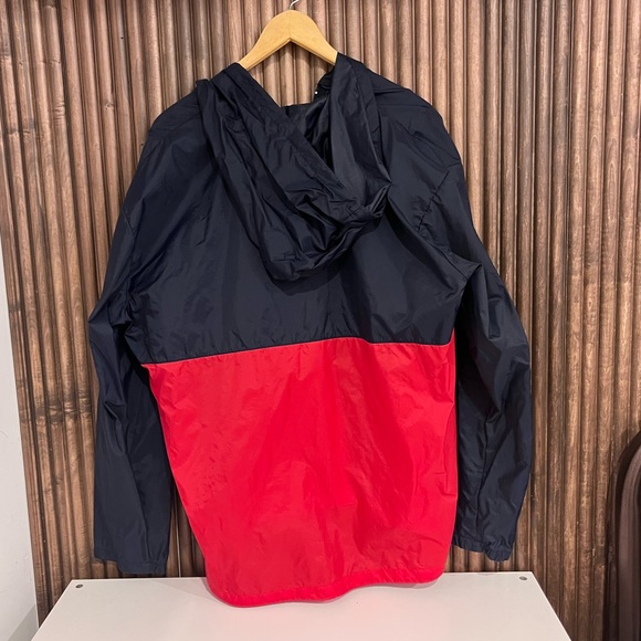 Vintage 90s Adidas Track Jacket quarter Zip Windbreaker Hooded Men’s Size XL - Picture 3 of 5